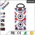 BBQ KBQ-602 1200mAh Zebra10W Madeira Corpo USB SD MMC Cartão e Rádio Bluetooth Móveis Oradores